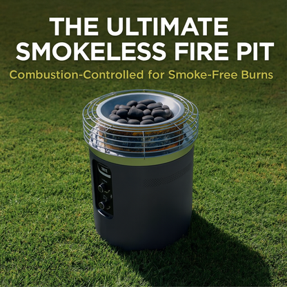 HomeTreasure™ NovaGlow 360° – The Smokeless Outdoor Fire Pit & Heater