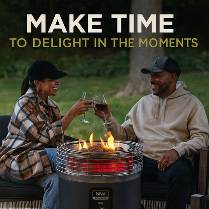 HomeTreasure™ NovaGlow 360° – The Smokeless Outdoor Fire Pit & Heater